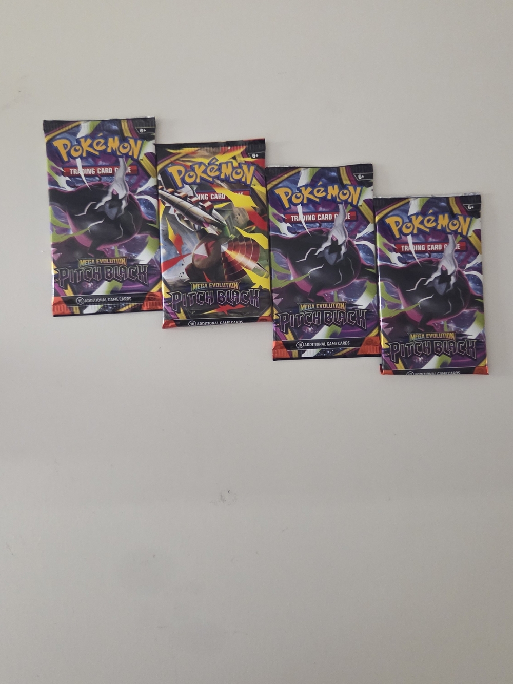 Pokémon TCG Pitch Black Booster Packs Lot of 4 (10 Cards Each) English